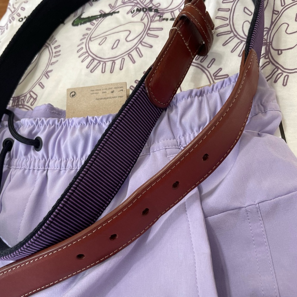Donald Ross belt in purple in size 40
